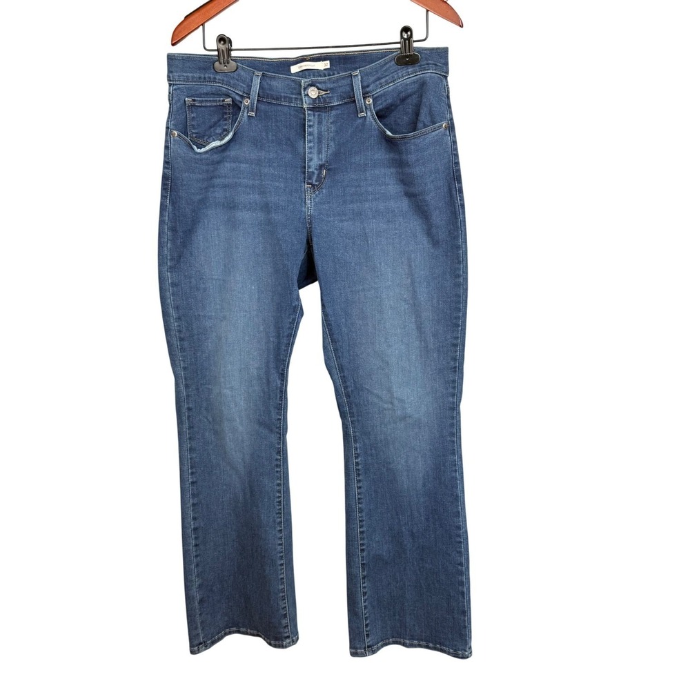 Levi Strauss‎ Curvy Bootcut Jeans Women's 32 Blue Denim Pants